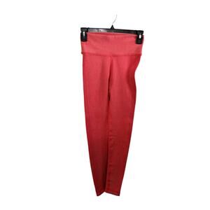 Offline by Aerie Orange Compression Workout Leggings No Pockets Women's Size XS